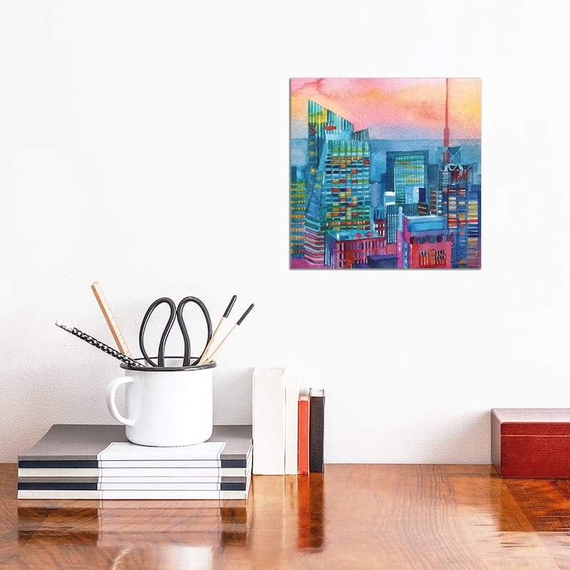 iCanvas "NYC I" by Maja Wronska Canvas Print - 12x12x1.5