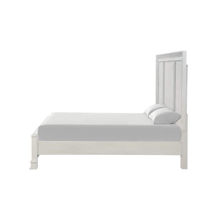 1pc Traditional Creamy White Finish Bed