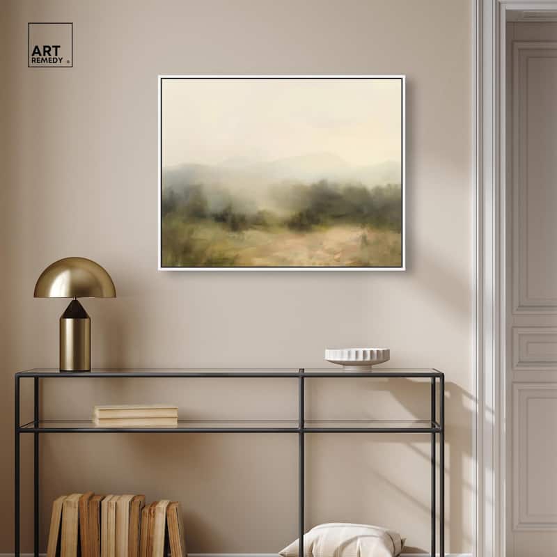 Haze Horizon Canvas by Art Remedy
