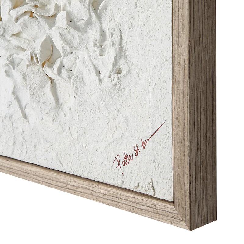 Renwil Volterra Paper 2-Piece Wall Art with Light Walnut Frame