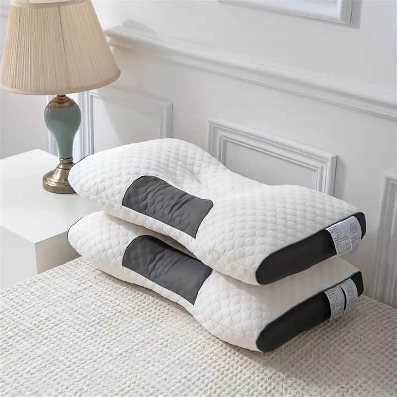 Cervical Pillow for Neck, Shoulder, & Back Pain Relief-Ergonomic Orthopedic Contour Pillow for Back and Side Sleep