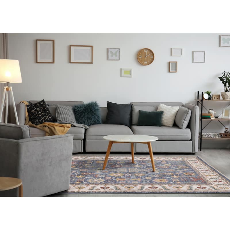 Alpine Rug Co. Olivia Modern Traditional Border Rug