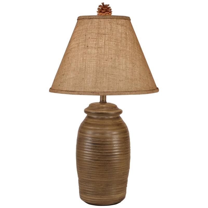 Rustic Ginger Jar Table Lamp