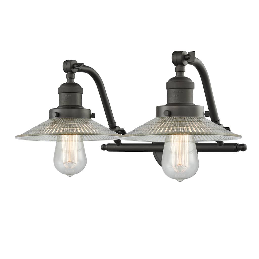 Innovations Lighting Halophane 2 Light 18" Wide Bathroom Vanity Light