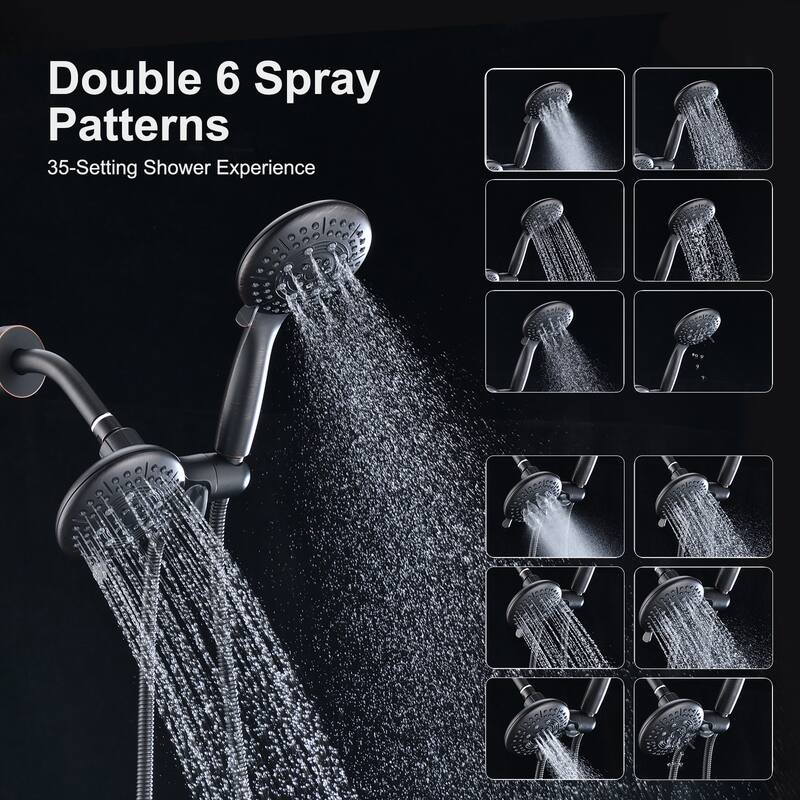 Proox 5 Inch Shower Sprayer Faucet with Handheld Shower