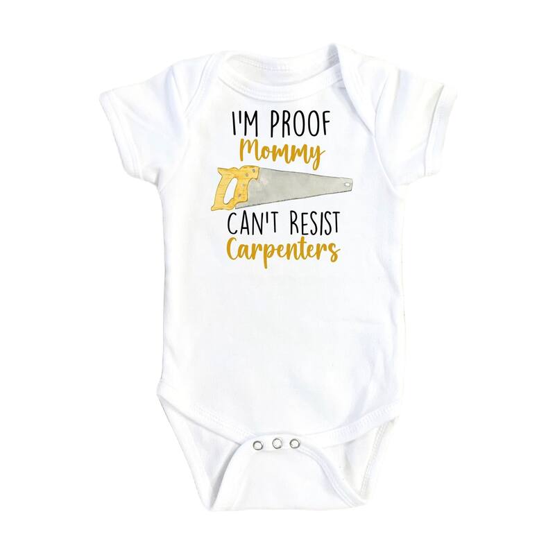Carpenters Resist - Baby Boy Girl Clothes Infant Bodysuit Funny Cute Newborn - Natural - Newborn