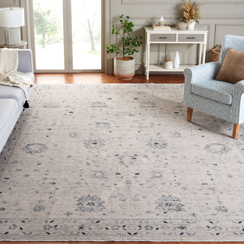 SAFAVIEH Antique Yasuyo Fatemeh Traditional Rug - 8' x 9'6" - Ivory/Blue