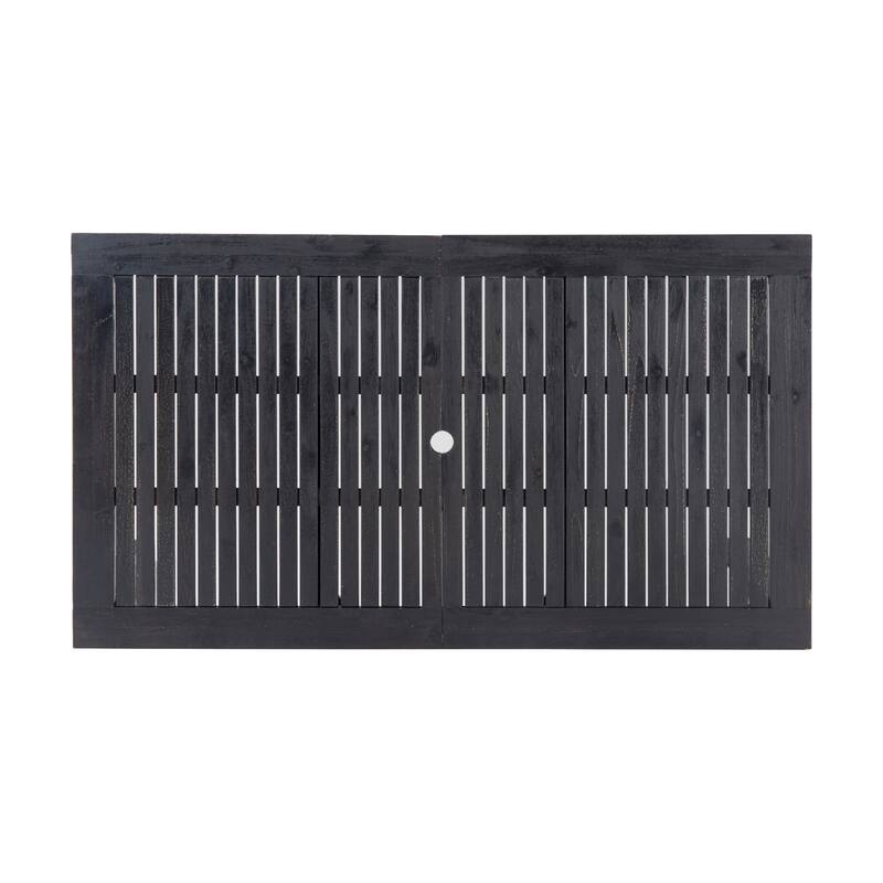 Outdoor Expandable Acacia Wood Dining Table