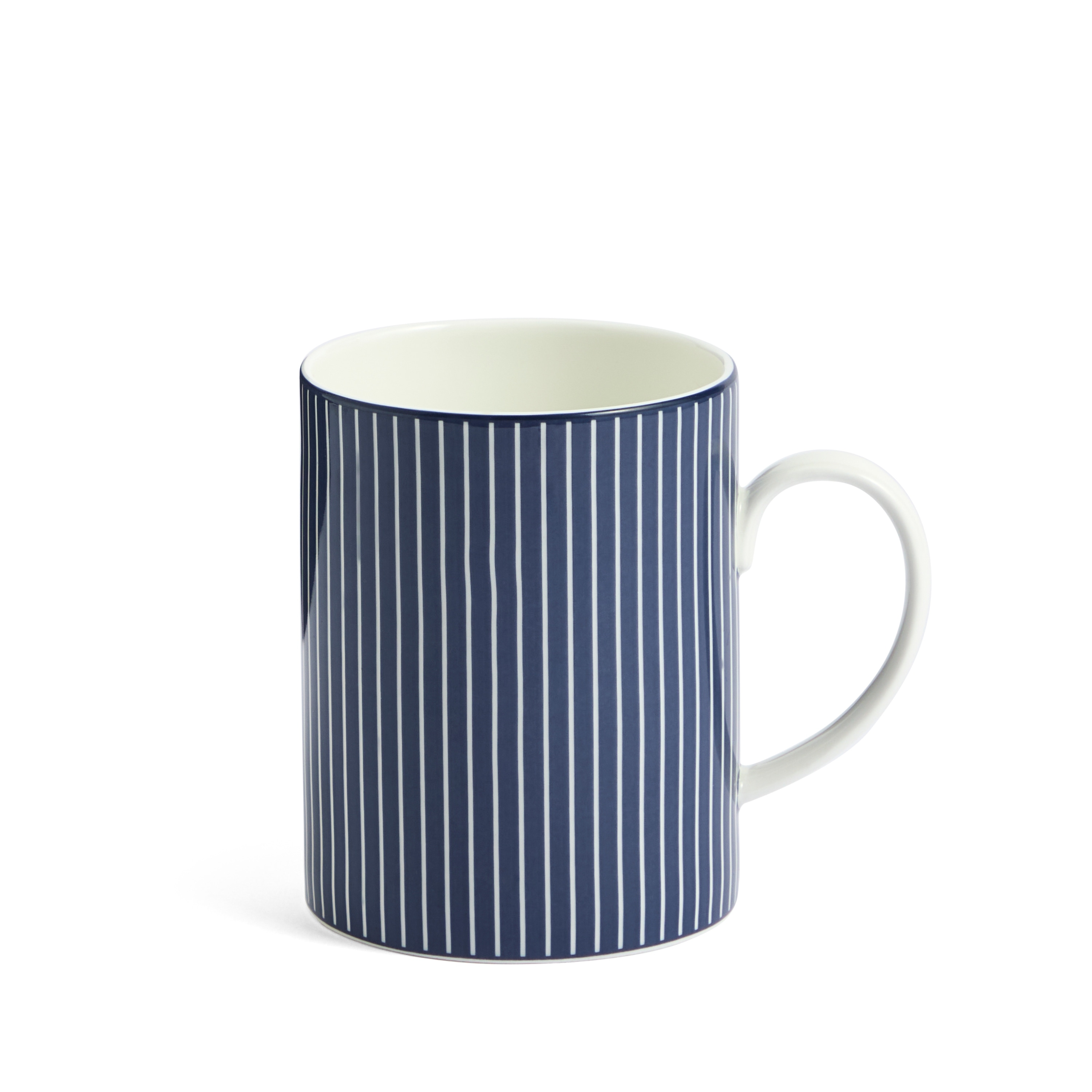 Wedgwood Gio Blue Mug 11.5floz, Pinstripe Blue