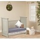 preview thumbnail 4 of 5, HomeRoots Gray Solid and Manufactured Wood Standard Three In One Convertible Crib - 56