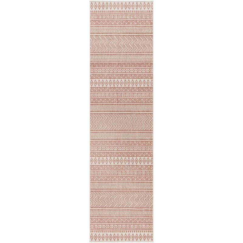Livabliss Cintia Indoor/ Outdoor Bohemian Stripe Area Rug