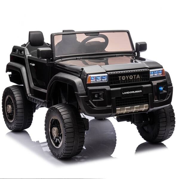 slide 2 of 60, 24V Toyota Land Cruiser LC250 Kids Ride On Car, Two-Seater Electric Vehicle with Remote Control, Four 55W Motors, Bluetooth