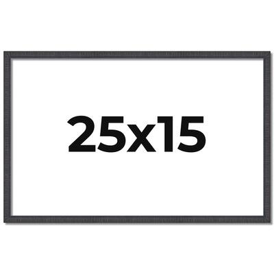 25x15 Frame Brown Solid Wood Picture Frame - Complete Modern Photo