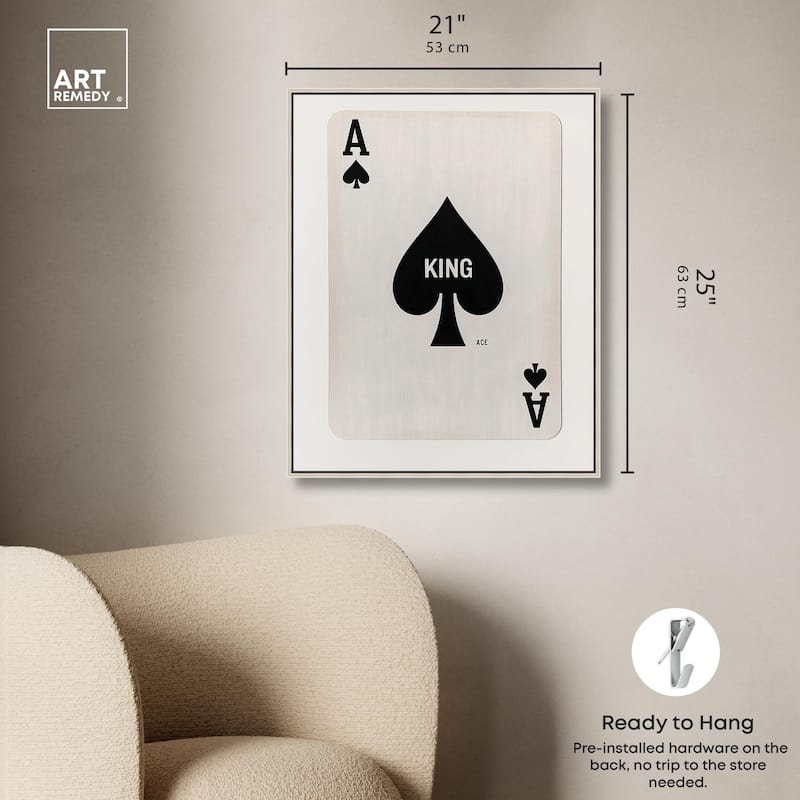 King of Spades Canvas by Art Remedy