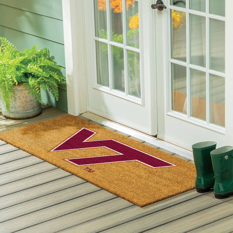 Virginia Tech Full Color Indoor/Outdoor Coir Mat - 60" x 24"