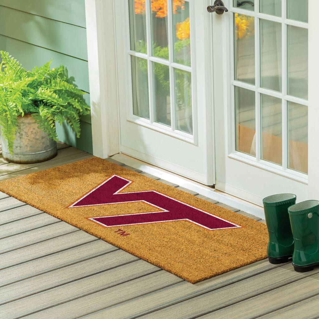 Virginia Tech Full Color Indoor/Outdoor Coir Mat