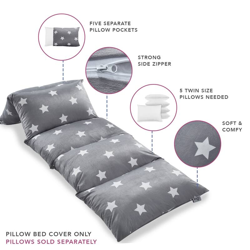 88"x26" Floor Pillow Bed Cover Nap Mat (Cover Only)
