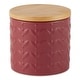 preview thumbnail 36 of 44, Retro Vine Texture Ceramic Canister (Set of 3)