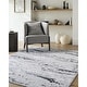 preview thumbnail 1 of 12, Livabliss Sunrise Modern Abstract Area Rug Blue/Grey - 5' 3" x 7'