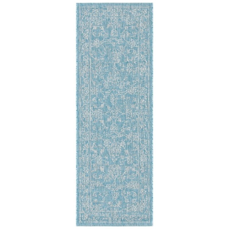 SAFAVIEH Courtyard Aquata Indoor/ Outdoor Waterproof Patio Backyard Rug