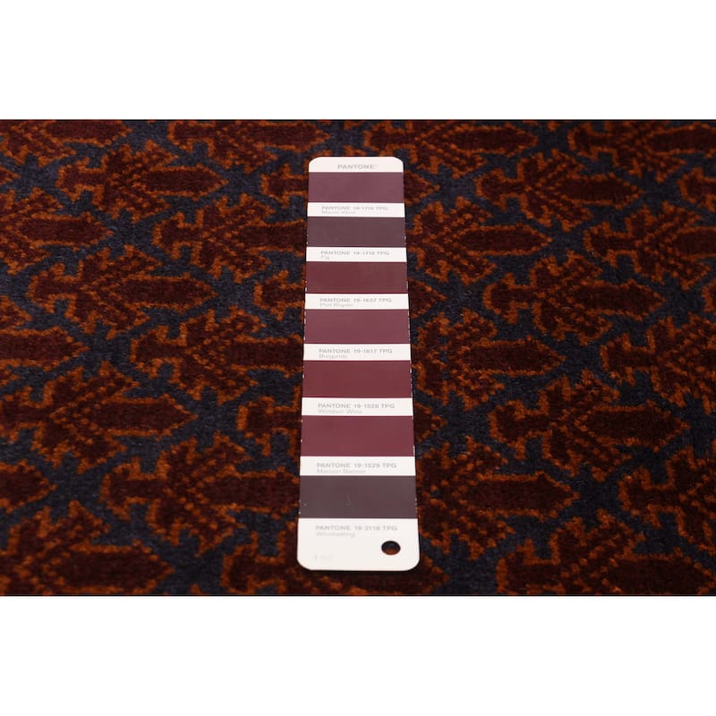 Teimani Burgundy Rug 3'10" x 6'4" - 3'10 x 6'4