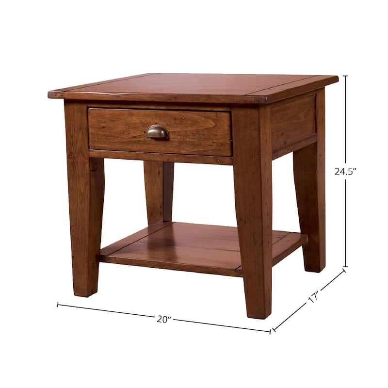 Dexter Reclaimed Wood Small Side Table