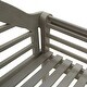 preview thumbnail 3 of 30, vidaXL Patio Queen Bench with Cushion 53.1" Solid Acacia Wood - 53.2" x 21.7" x 37.4"