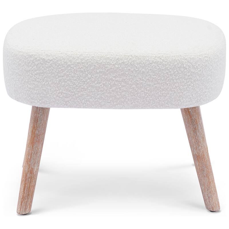 Boucle Polyester Upholstered Living Room Set - Stain Resistant (2-Piece Set)