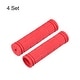 Handle Grips, Non-Slip Rubber Handlebar Grips for Fitness Machine Red ...