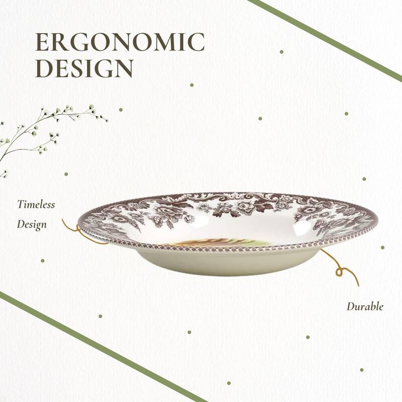 Spode Woodland Soup Plate