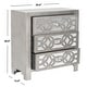 preview thumbnail 5 of 4, SAFAVIEH Tasha Grey 3 Drawer Chest