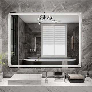 30"x40" Modern LED Bathroom Mirror - Bed Bath & Beyond - 37743292