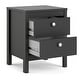 preview thumbnail 8 of 20, Porch & Den Madrid 2-Drawer Nightstand