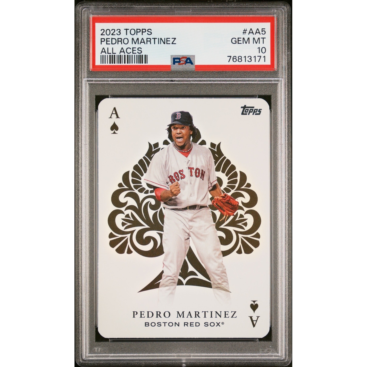 Pedro Martinez 2023 Topps All Aces Baseball Card #AA5 Graded PSA 