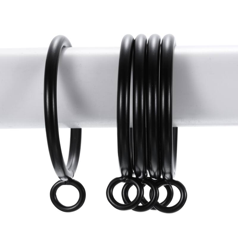 28 PCS Curtain Rod Rings with Eyelets