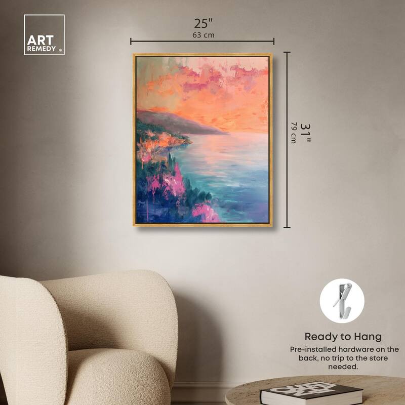 Tropical Twilight III Canvas by Art Remedy