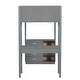 preview thumbnail 17 of 18, Twin Size Loft Bed with Soft Padded Sides and Foldable Desk - Includes Storage Shelf, Drawers