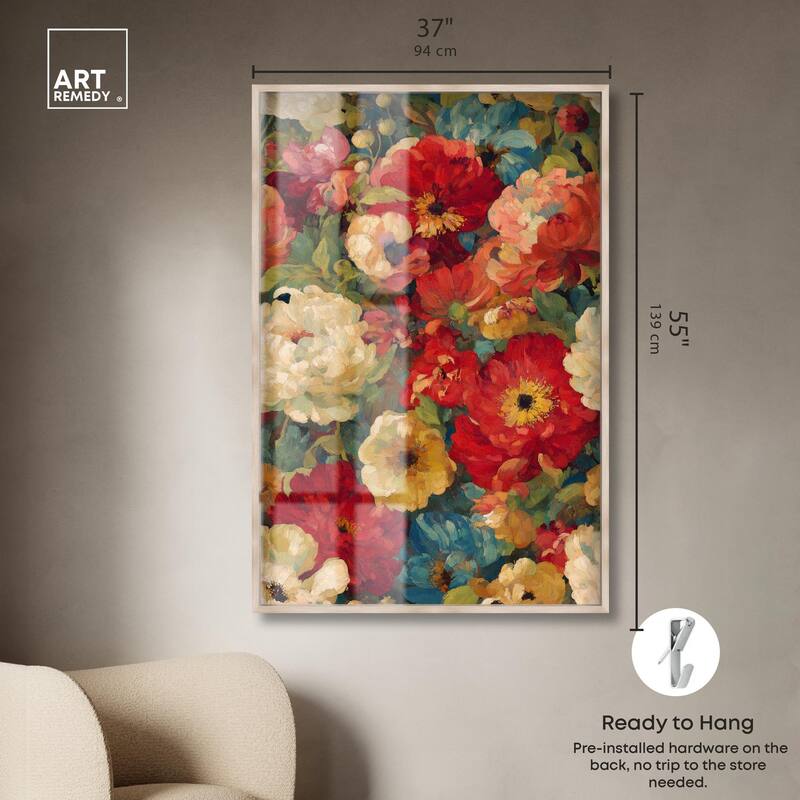 Garden Tapestries II Shadowbox by Art Remedy