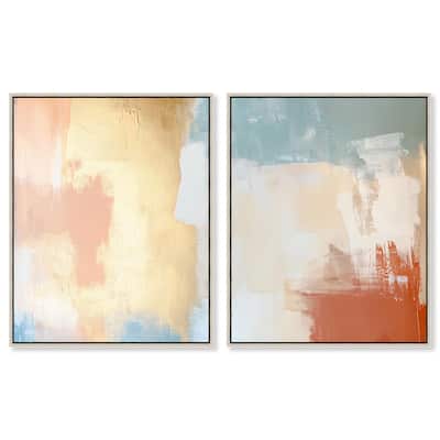 Painted Serenity I Canvas Set of 2 by Art Remedy