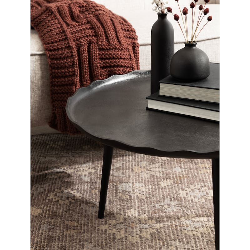 Kate and Laurel Alessia Round Coffee Table
