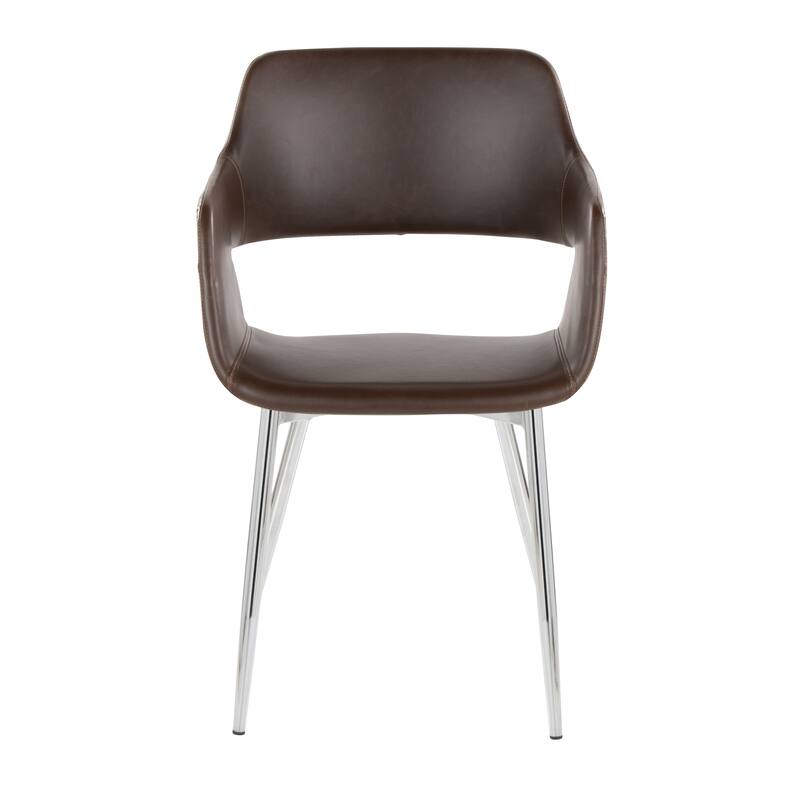 Porch & Den Vallen Dining Chair with Metal Legs (Set of 2)