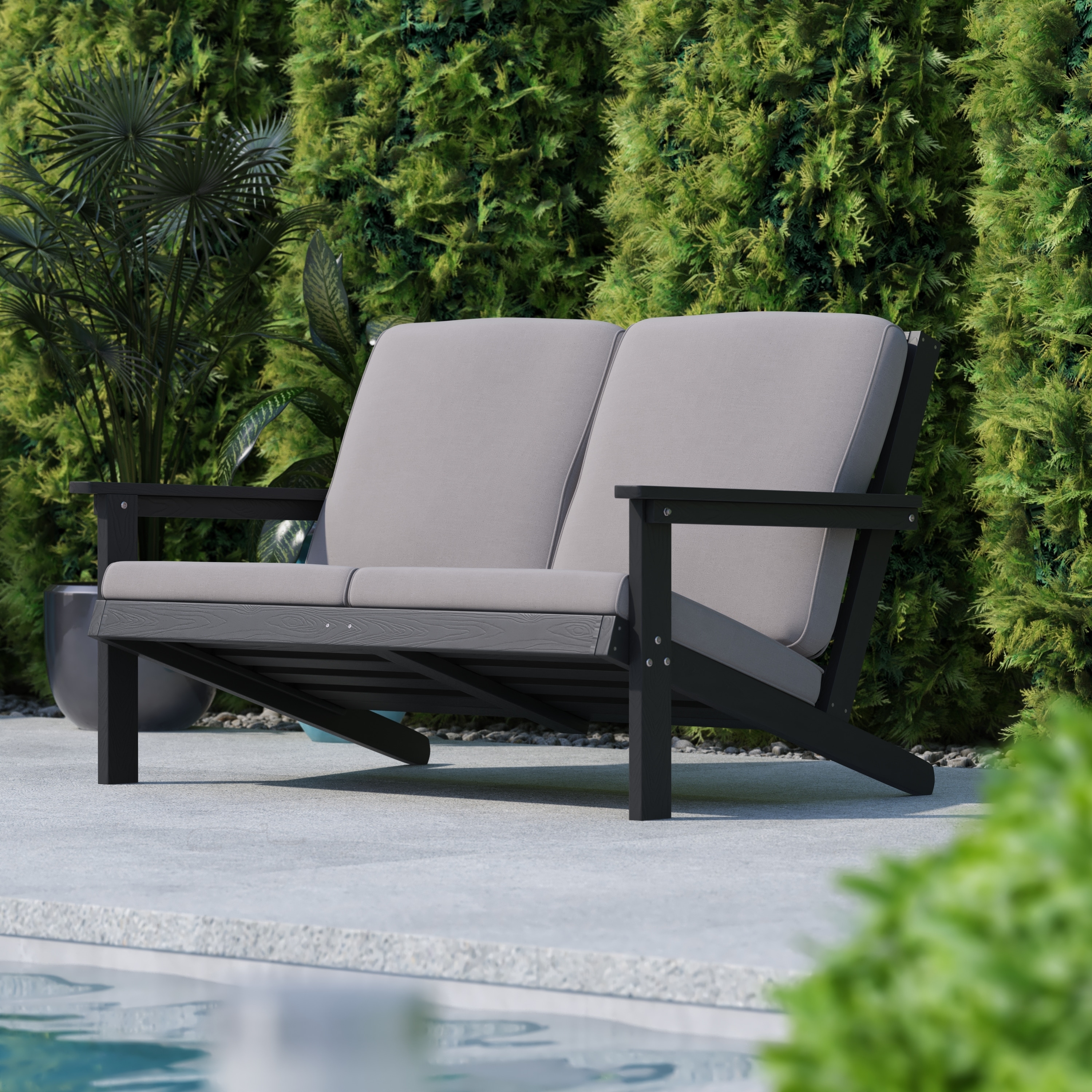 Resin loveseat on sale