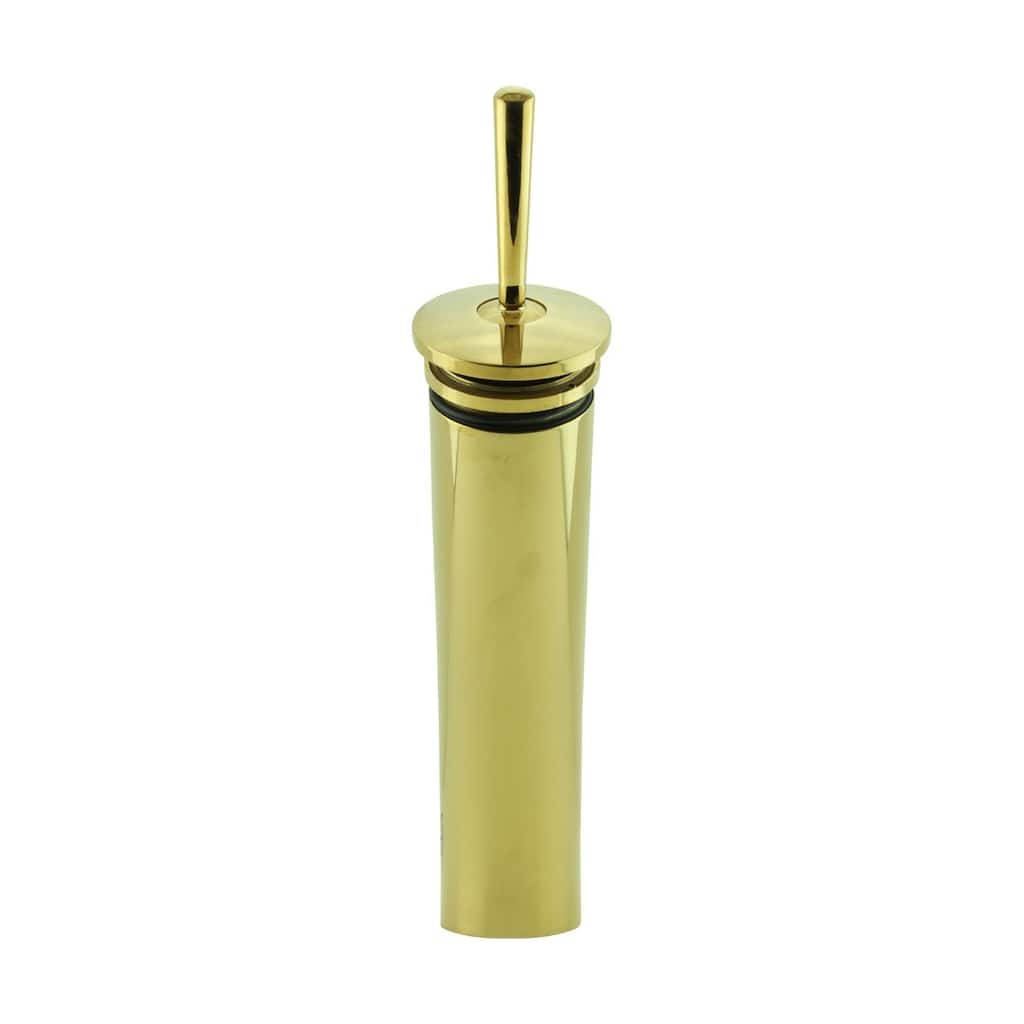 Tall Waterfall Faucet Heavy Cast Brass Gold PVD Round Renovators Supply