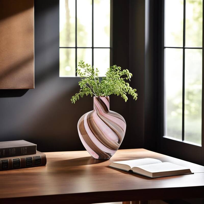 Neapolitain Glass Vase- Small