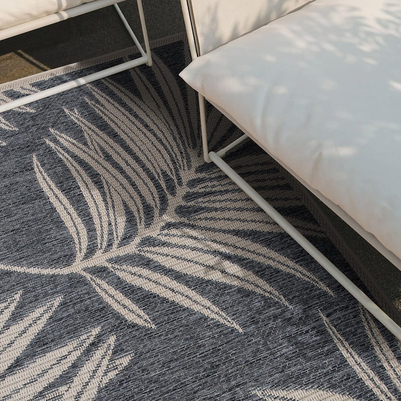 World Rug Gallery Contemporary Floral Indoor/Outdoor Area Rug