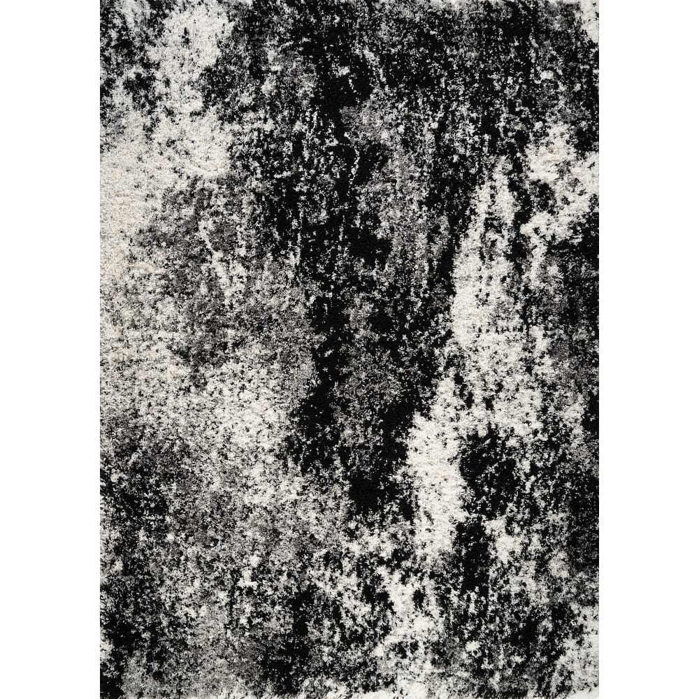 Noori Rug Lux Ridley Abstract Modern 2-inch Thick Shag Rug