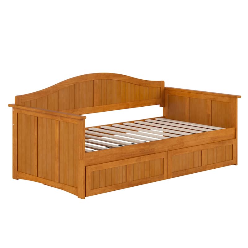 Nantucket Twin Wood Daybed with Set of 2 Drawers