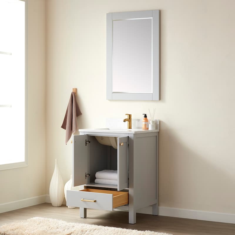 Miseno MV785024 Shannon 24" Free Standing Single Basin Vanity Set with