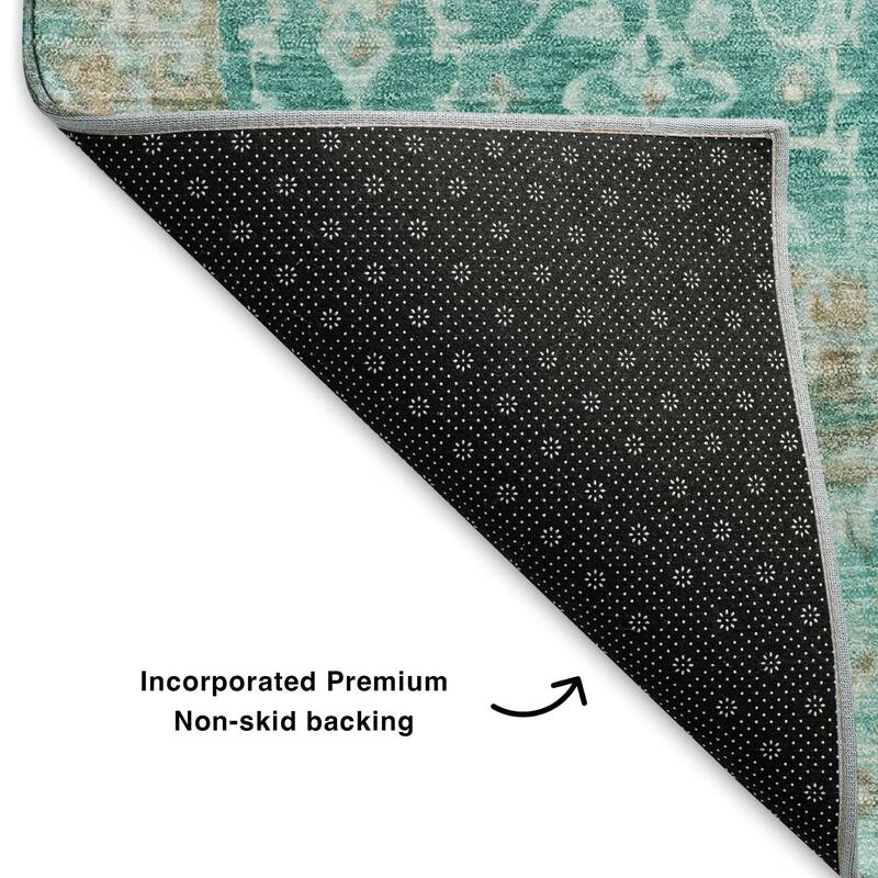 Premium Washable Super Soft Traditional Vintage Mayfield Rug