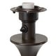 preview thumbnail 12 of 13, Pocologan Tan 25.25-inch Outdoor Table Lamp by Havenside Home - 12.5L x 12.5"W x 25.25"H